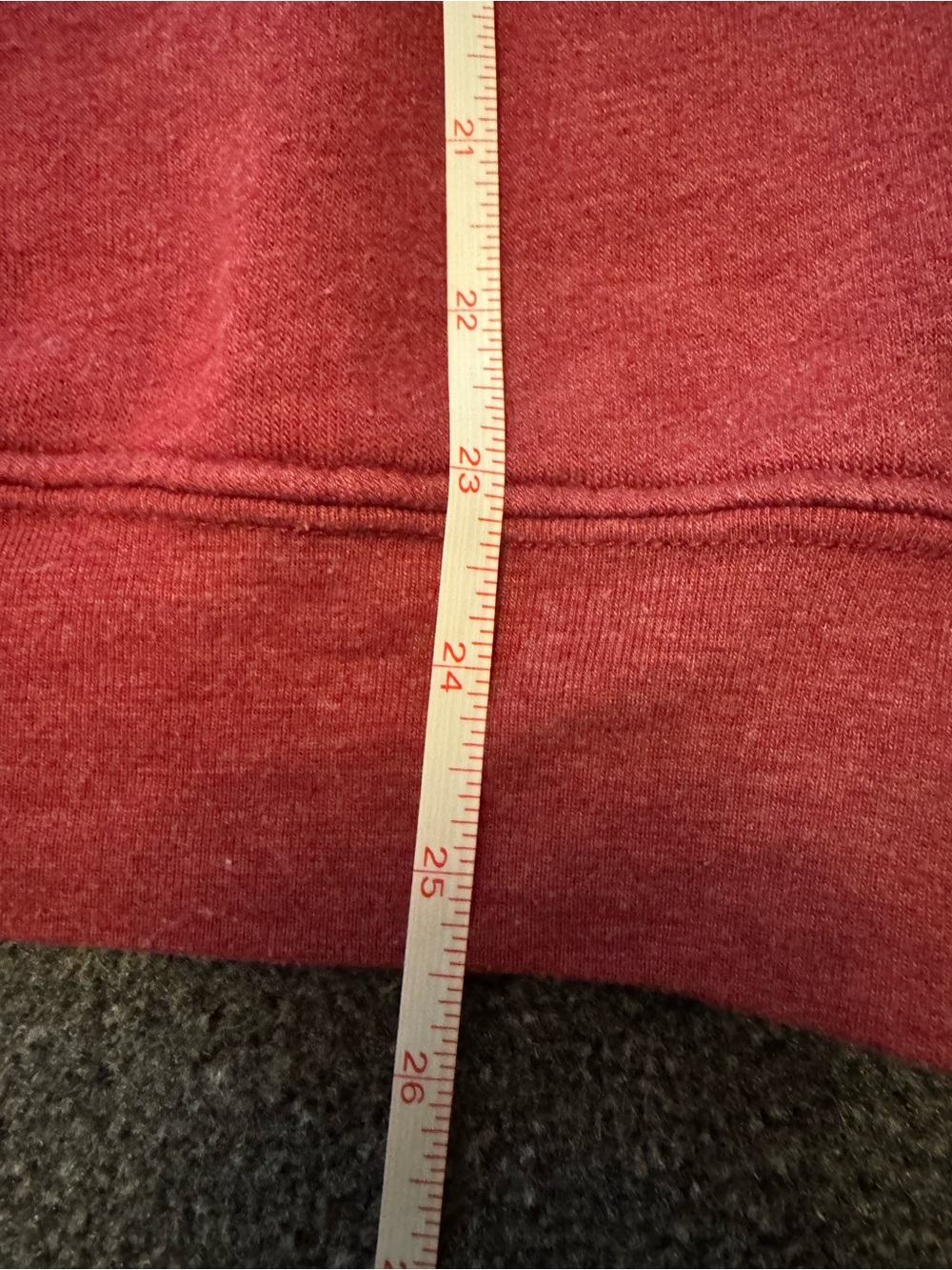 Oat Collective "Merry" Mineral Washed Graphic Sweatshirt - Cranberry Heather - M - Picture 5 of 8